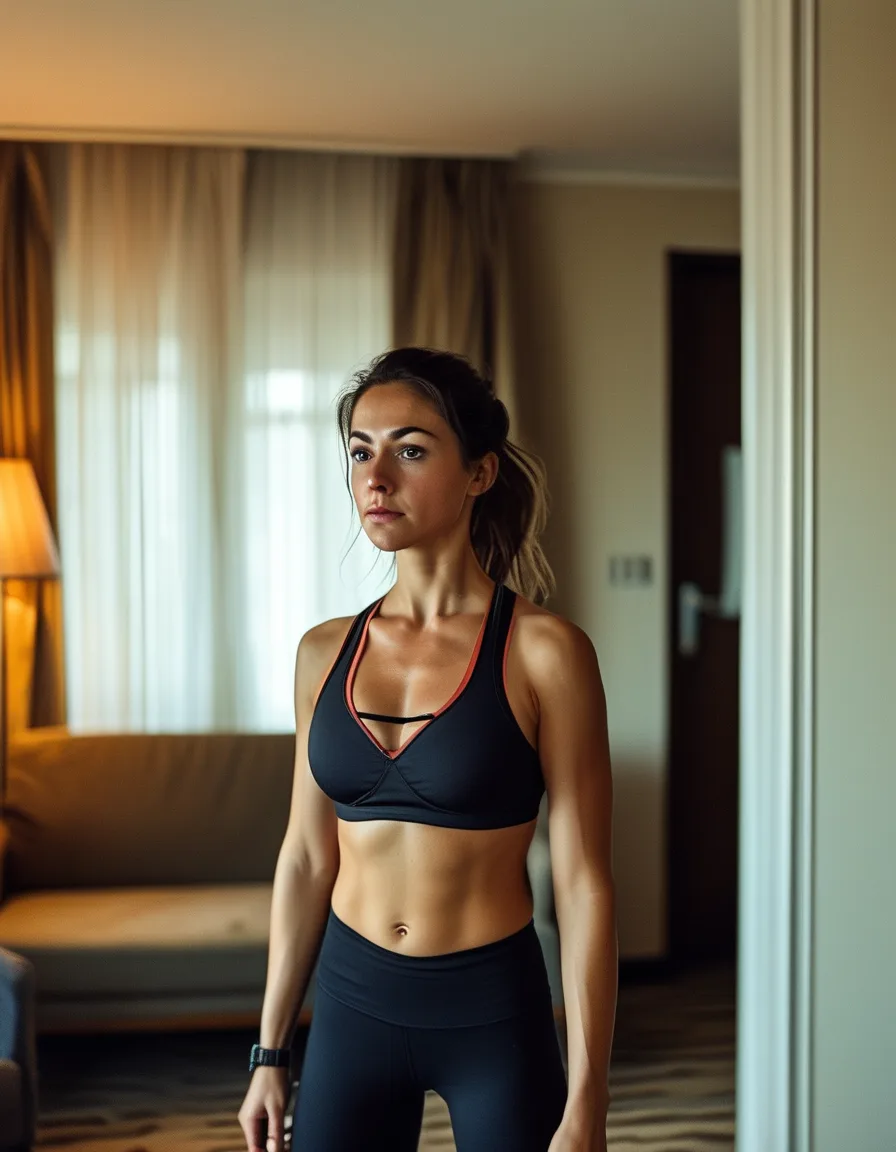 The 20-Minute Hotel Room Workout That Needs Absolutely No Equipment
