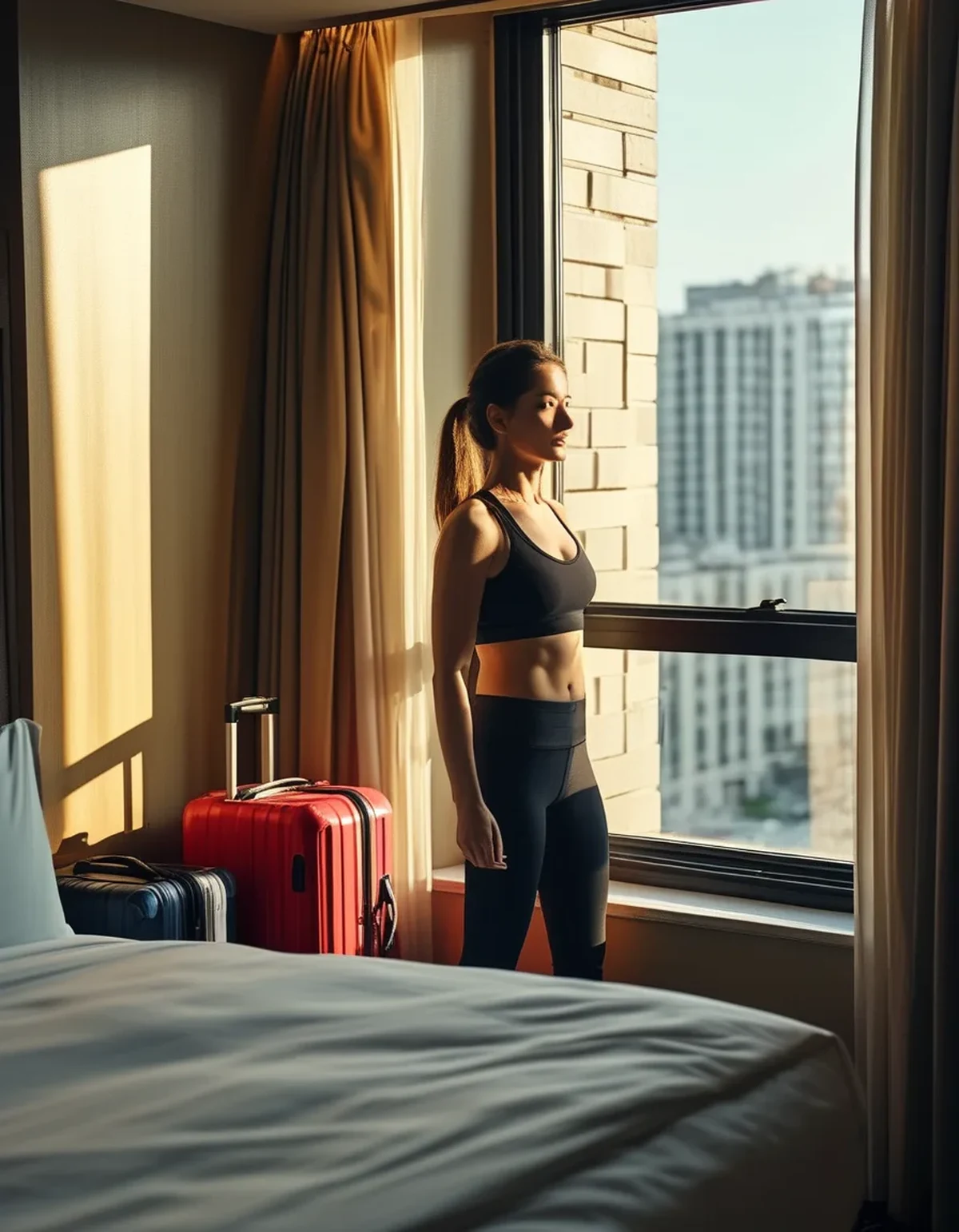 How to Train in a Hotel Room That's Either Freezing or Boiling